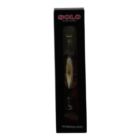 มือจับใหญ่หลอก (Dummy) SOLO 8251 สีสเตนเลสขอบทอง