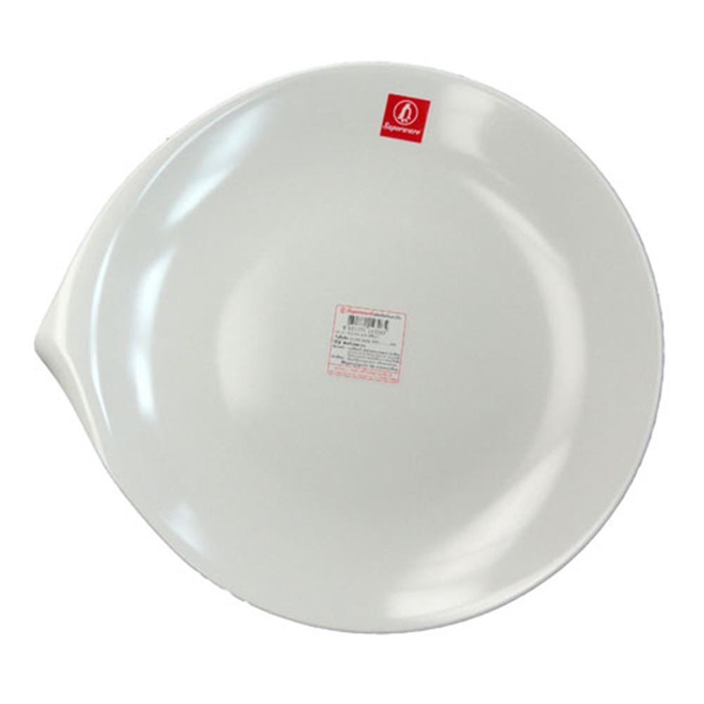 จานเมลามีนตื้น 9.5" SUPERWARE CURVY