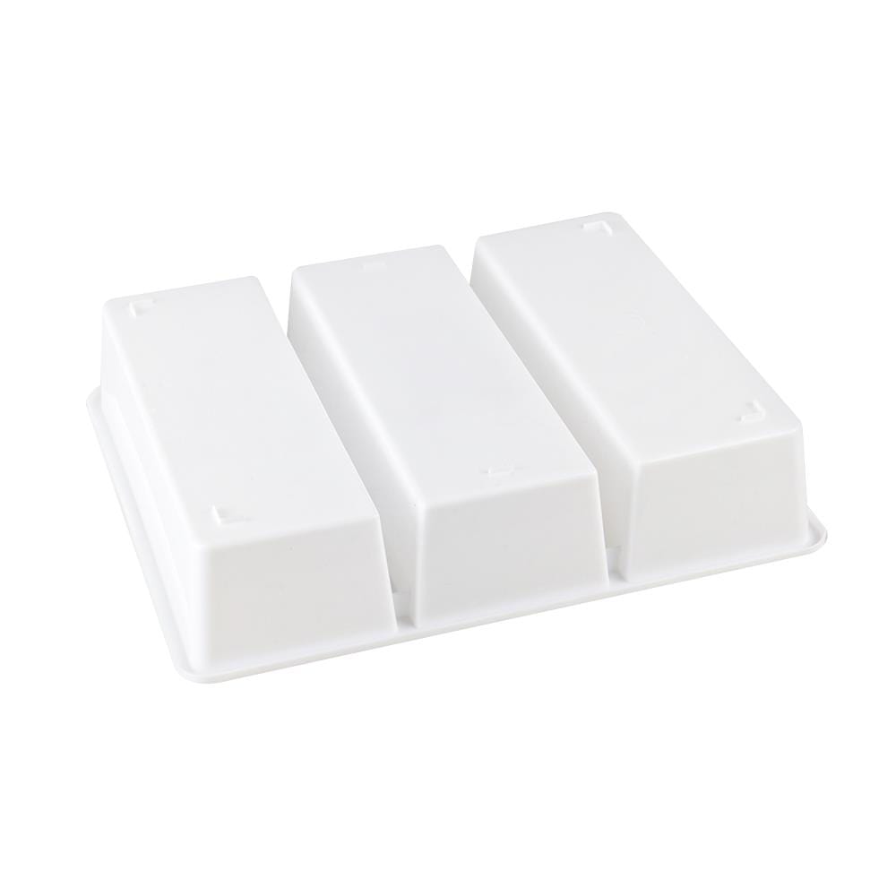กล่องแบ่งช่อง 3 ช่อง STACKO TLR-103 29x23.8x6.3 ซม. สีขาว