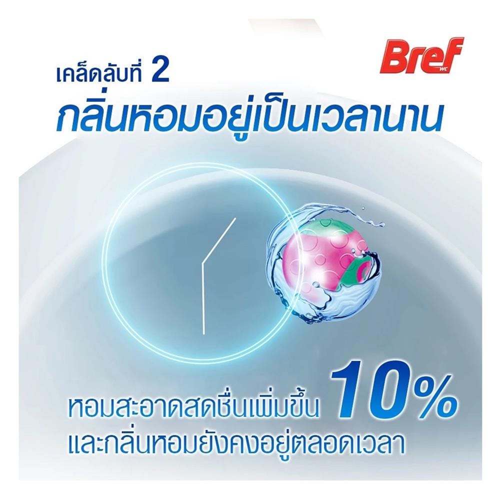 ก้อนดับกลิ่นสุขภัณฑ์ 4IN1 BREF DELUXE DELICATE MAGNOLIA 50 ก.