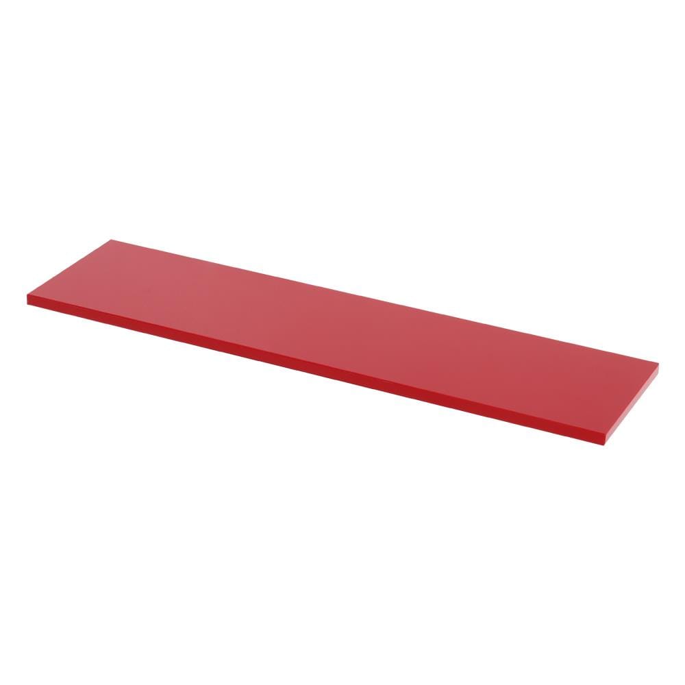 ACRYLIC WALL SHELF STACKO 90X24X1.8CM RED