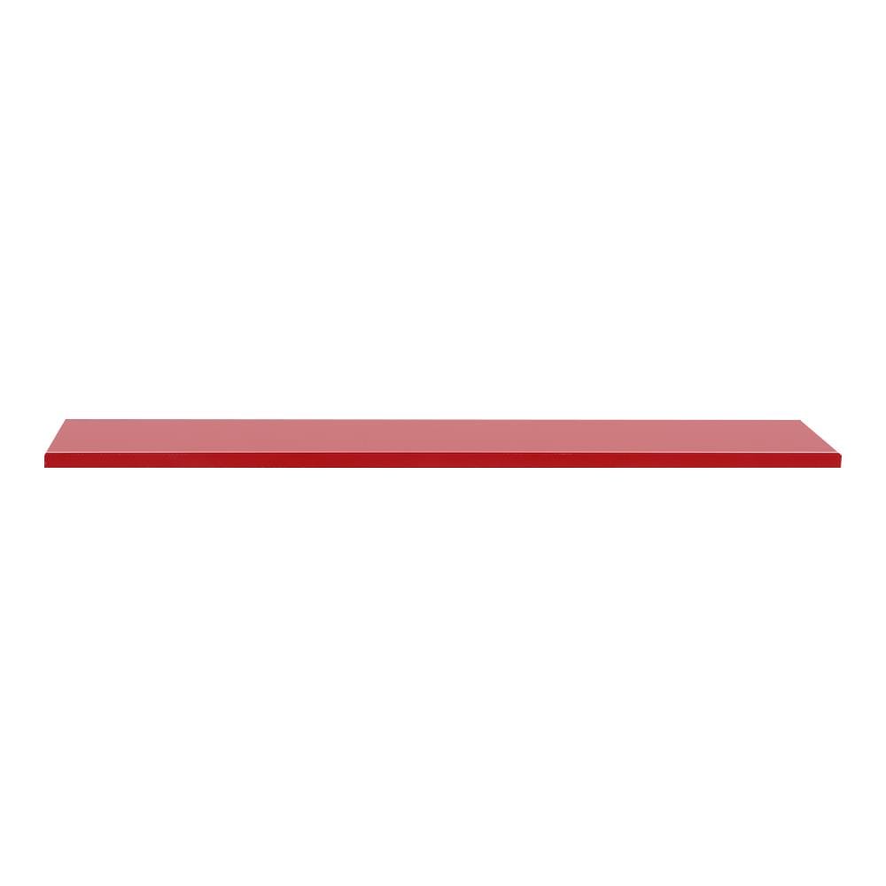 ACRYLIC WALL SHELF STACKO 90X24X1.8CM RED