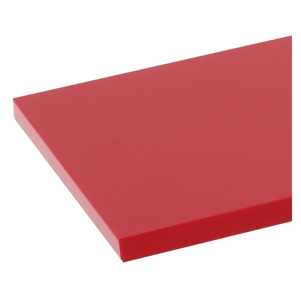 ACRYLIC WALL SHELF STACKO 90X24X1.8CM RED