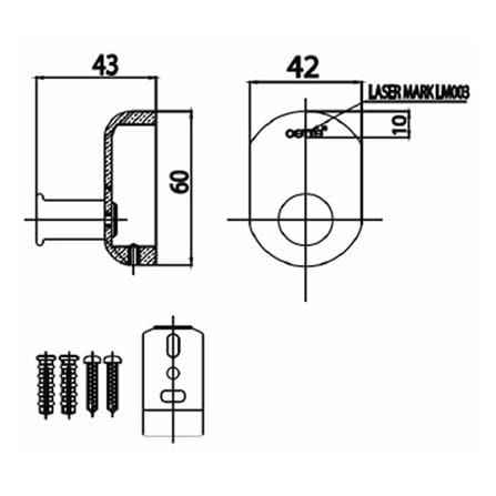 TOWEL HOOK COTTO CT0126(HM) CHROME_1