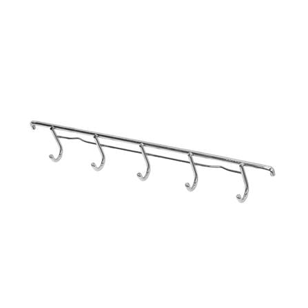 STAINLESS STEEL KITCHEN RAIL WITH 5 HOOKS KECH KECH-206D 35CM_0