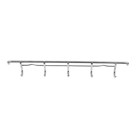 STAINLESS STEEL KITCHEN RAIL WITH 5 HOOKS KECH KECH-206D 35CM_1