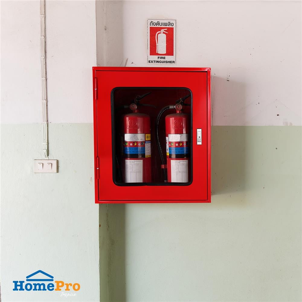 ตู้เก็บถังดับเพลิงคู่ XFIRE 60X70X20 ซม.