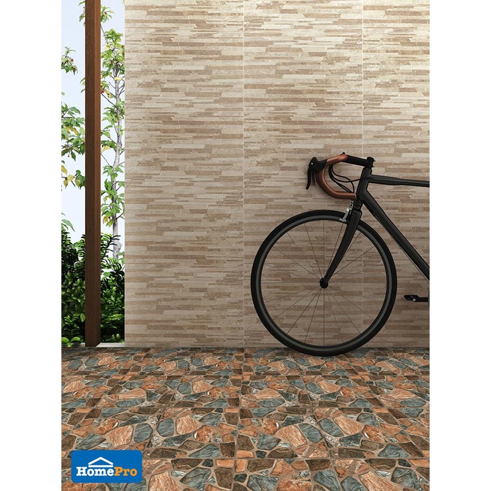 FLOOR TILE 16x16IN DURAGRES BOLOGNYA BROWN A 0.96M2