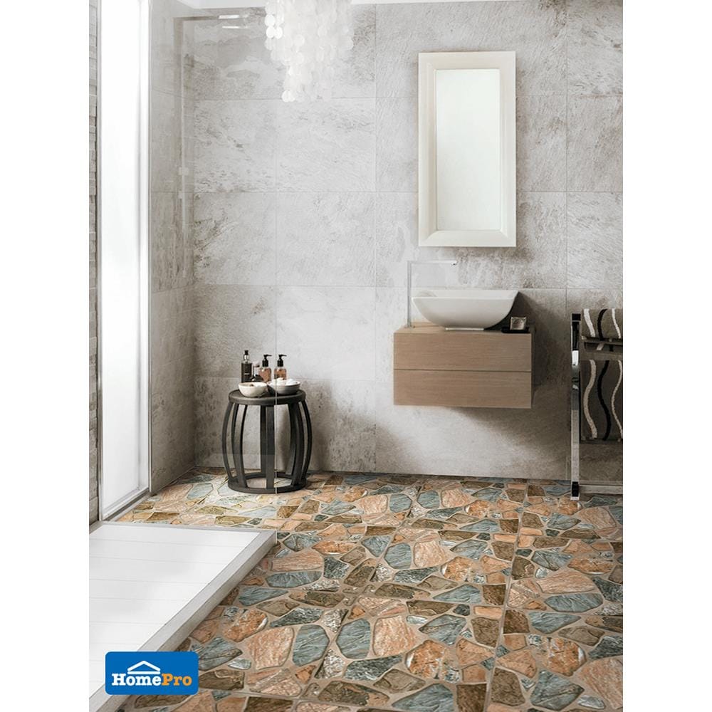 FLOOR TILE 16x16IN DURAGRES BOLOGNYA BROWN A 0.96M2