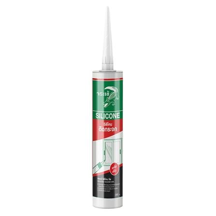 ซิลิโคนชนิดมีกรด จระเข้ 280 มล. สีขาว