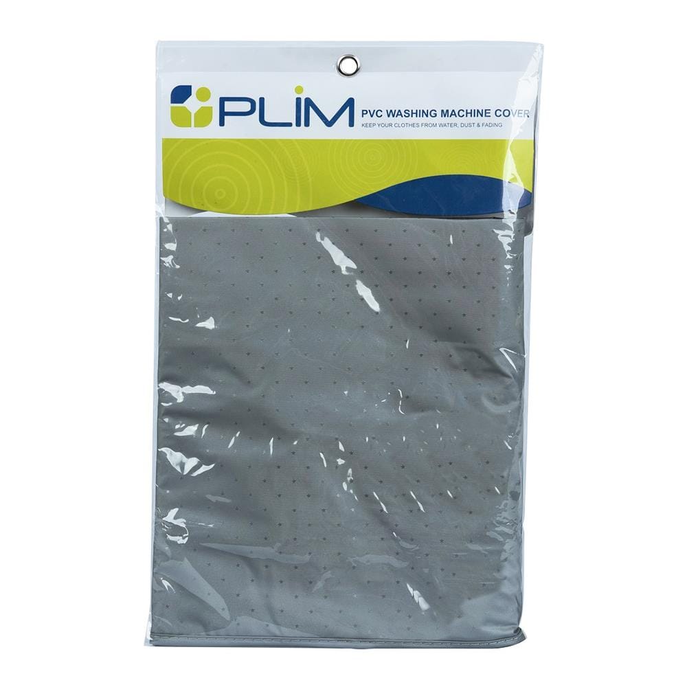 ผ้าคลุมเครื่องซักผ้าฝาบน PVC PLIM สีเทา
