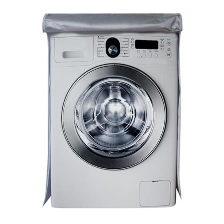ผ้าคลุมเครื่องซักผ้าฝาหน้า PVC PLIM สีเทา_1