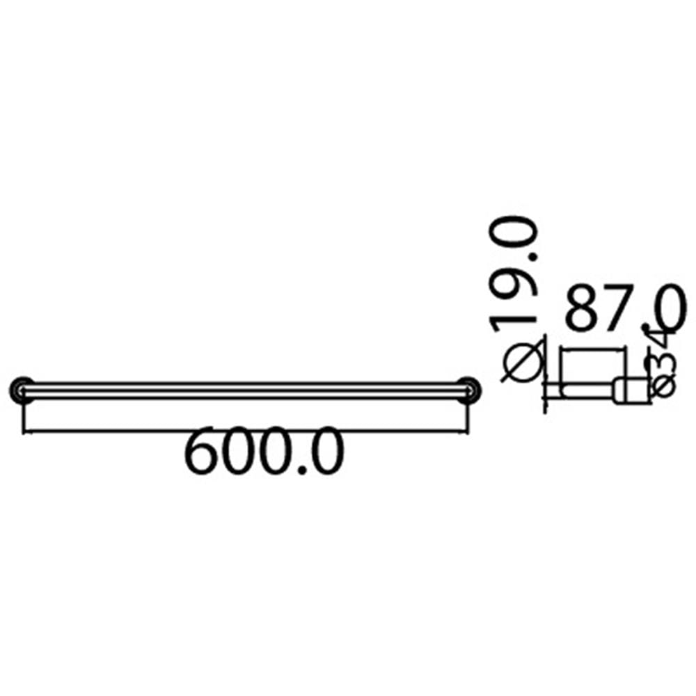 ราวแขวนผ้า 60 ซม. WS TB-3203-60 สเตนเลส