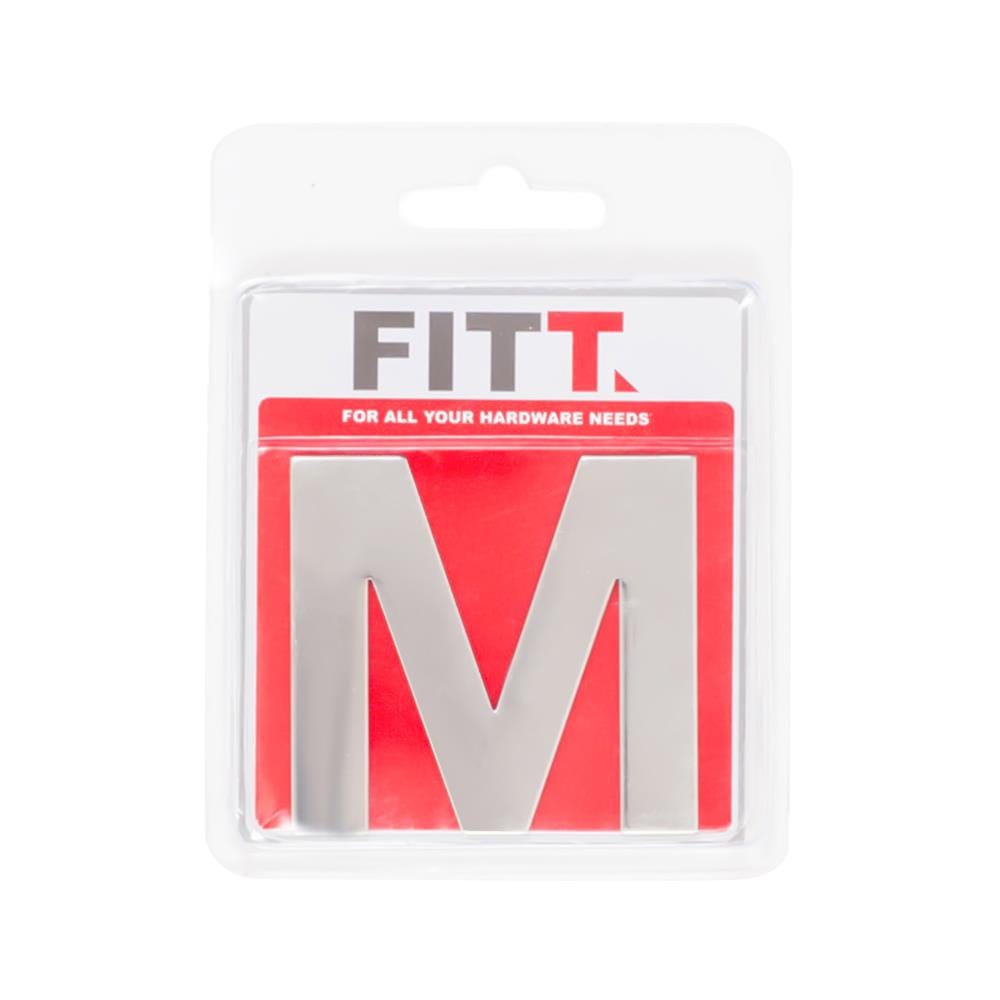ตัวอักษร #M STAINLESS POLISHED FITT SS-M 50 2 นิ้ว