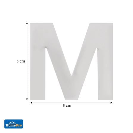 ตัวอักษร #M STAINLESS POLISHED FITT SS-M 50 2 นิ้ว_2