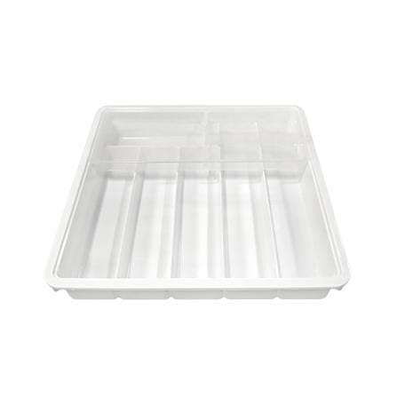 ถาดเครื่องเขียน KEYWAY SY-69 31.9x31.9x5.9 ซม. สีขาว_1