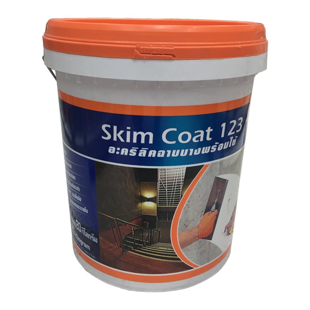 อะคริลิกฉาบ BESBOND 123 20 กก. สีขาว