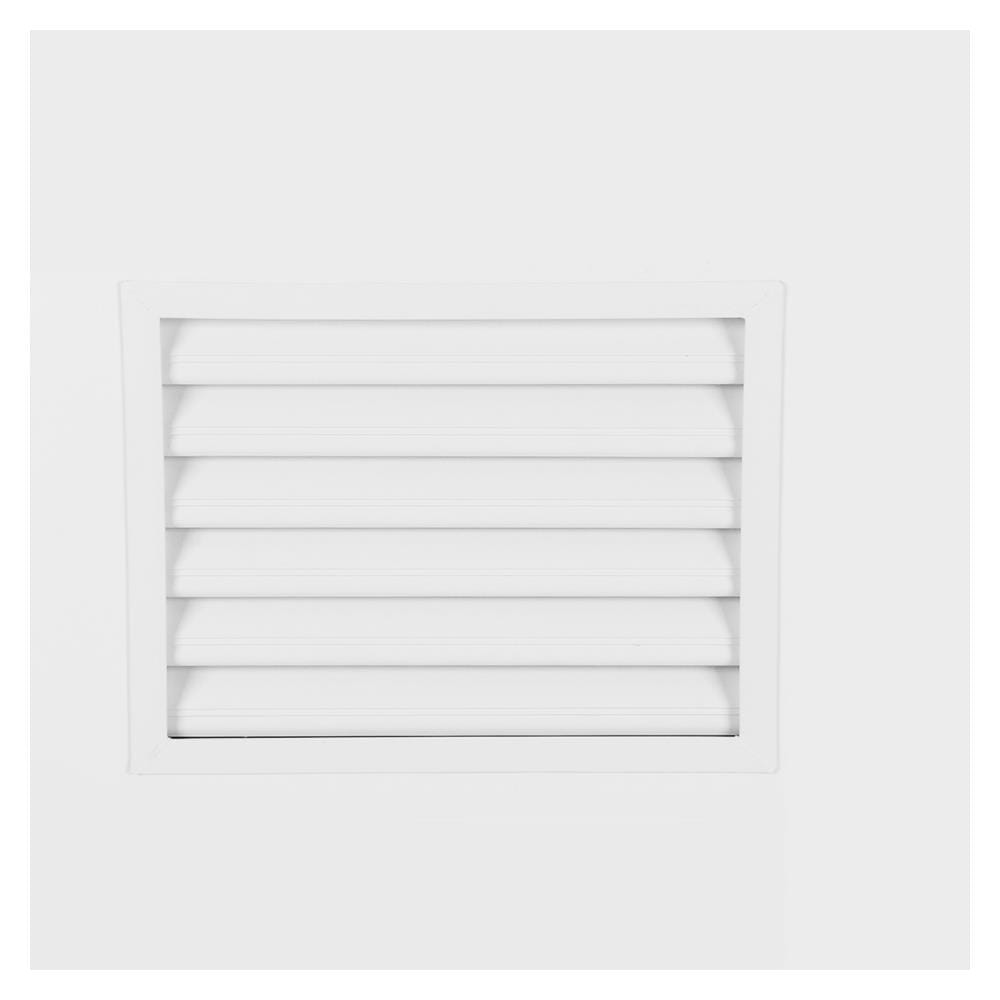 PVC BATHROOM DOOR AZLE GROOVE BOTTOM LOUVER 70X200CM WHITE