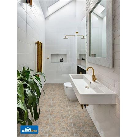 FLOOR TILE 16x16IN COTTO TARBES BROWN PM 1M2_2