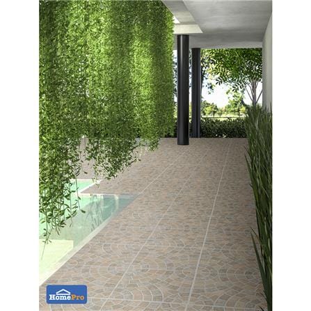 FLOOR TILE 16x16IN COTTO TARBES BROWN PM 1M2_3