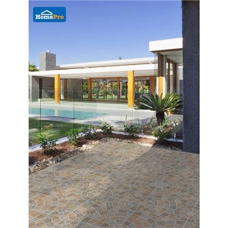 FLOOR TILE 16x16IN COTTO TARBES BROWN PM 1M2_5
