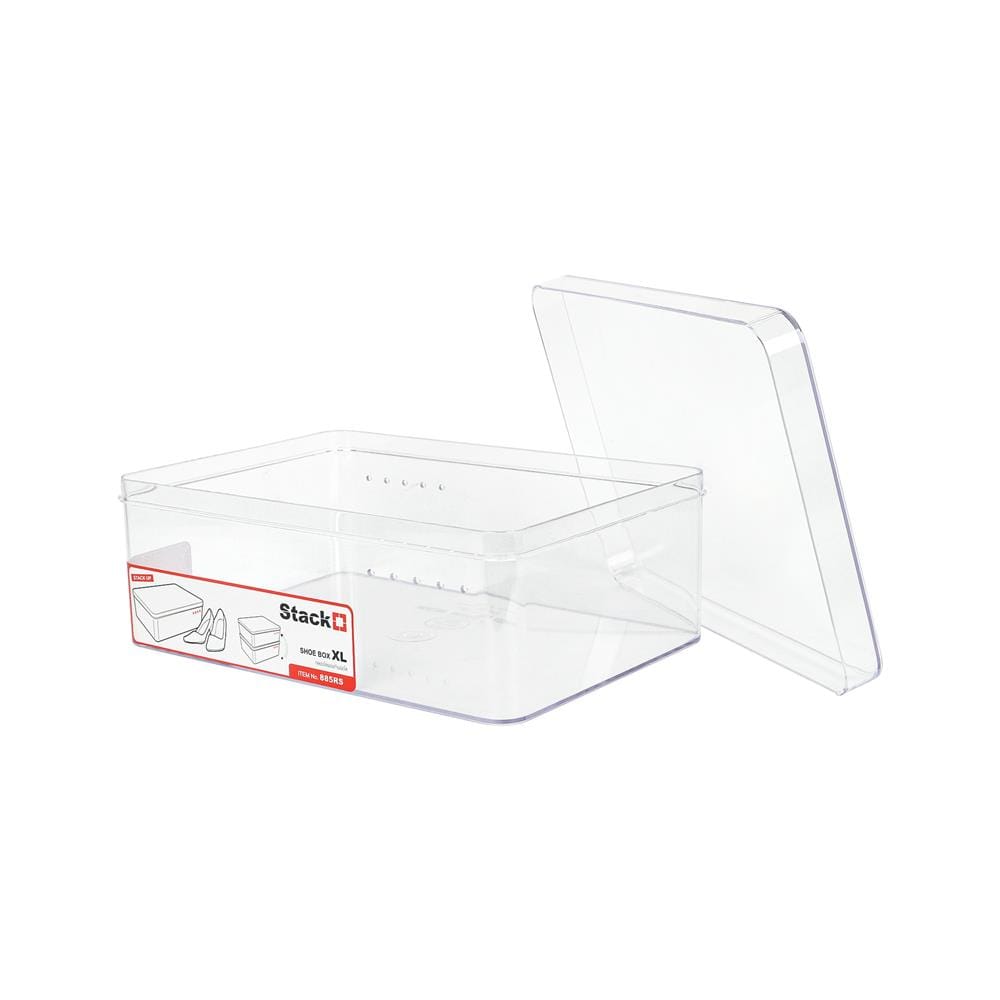 กล่องรองเท้า STACKO 885RS 21.5x30.5x11.7 ซม. สีใส