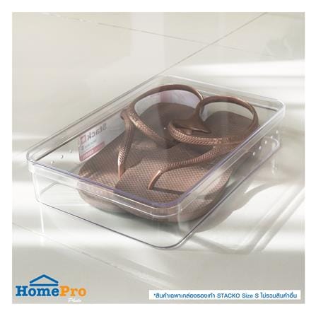 กล่องรองเท้า STACKO 886RS 19.2x28x5.7 ซม. สีใส_4