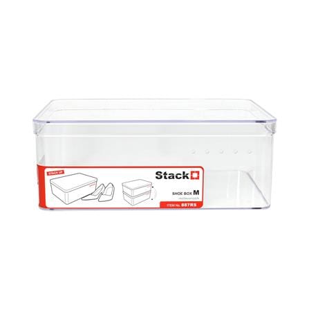SHOE BOX STACKO 887RS 19.2X28X10.7CM CLEAR_2