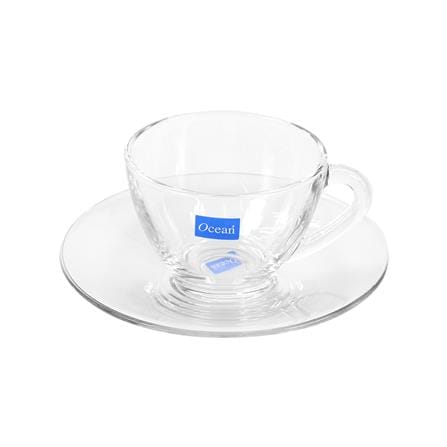 ชุดถ้วยกาแฟแก้ว 230ml OCEAN GLASS COSMO TEA