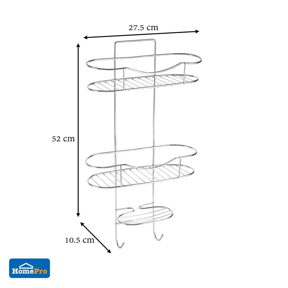 ชั้นแขวนติดผนัง 3 ชั้น BATH TIME BT-P405 SS201