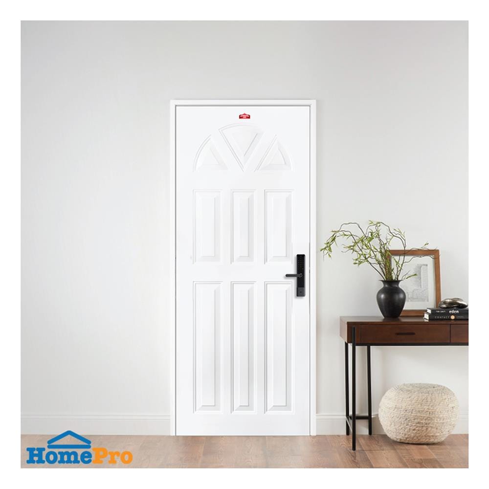 PRE-BORED STEEL EXTERIOR DOOR PROFESSIONAL DOOR B1W 79.2x199.4CM WHITE