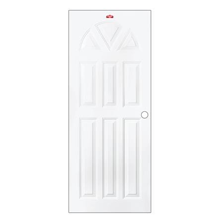 PRE-BORED STEEL EXTERIOR DOOR PROFESSIONAL DOOR B1W 79.2x199.4CM WHITE_0