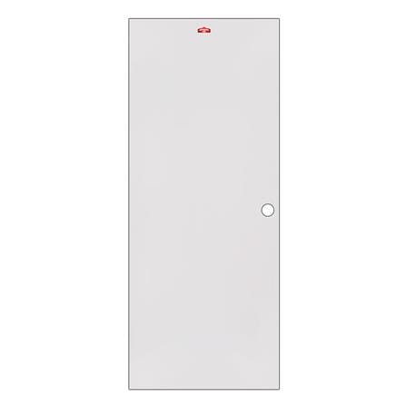 ประตูภายนอกเหล็ก เจาะลูกบิด PROFESSIONAL DOOR D1C 79.2x199.4 ซม. สีครีม