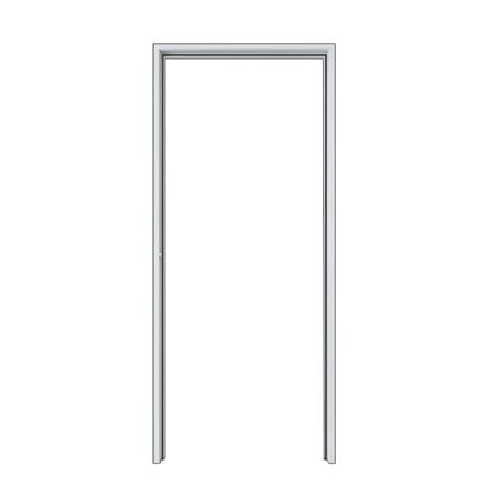 วงกบประตูเหล็ก PROFESSIONAL DOOR FR1RG 86.4x203.5 ซม. สีเทา