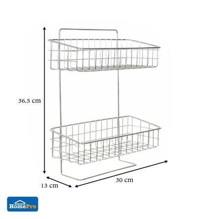 ชั้นแขวนติดผนัง 2 ชั้น BATH TIME BT-P102N SS201_4