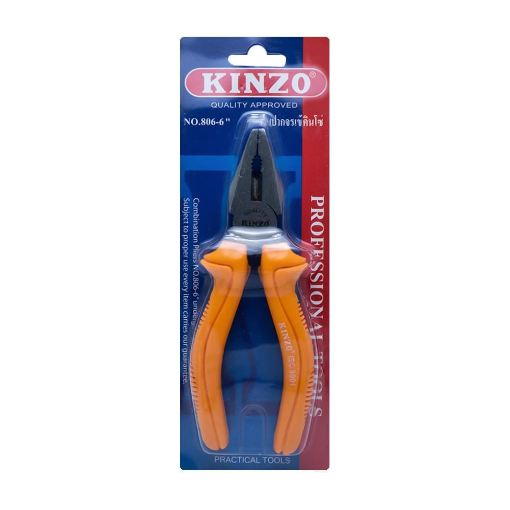 คีมปากจระเข้ KINZO NO.806 6 นิ้ว