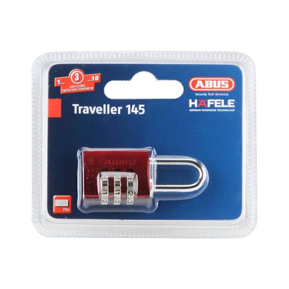 กุญแจรหัส&nbsp;ABUS HAFELE 482.01.855 20 มม. สีแดง