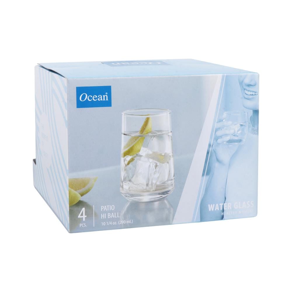 แก้วน้ำ 290 มล. OCEAN GLASS PATIO แพ็ก 4 ใบ