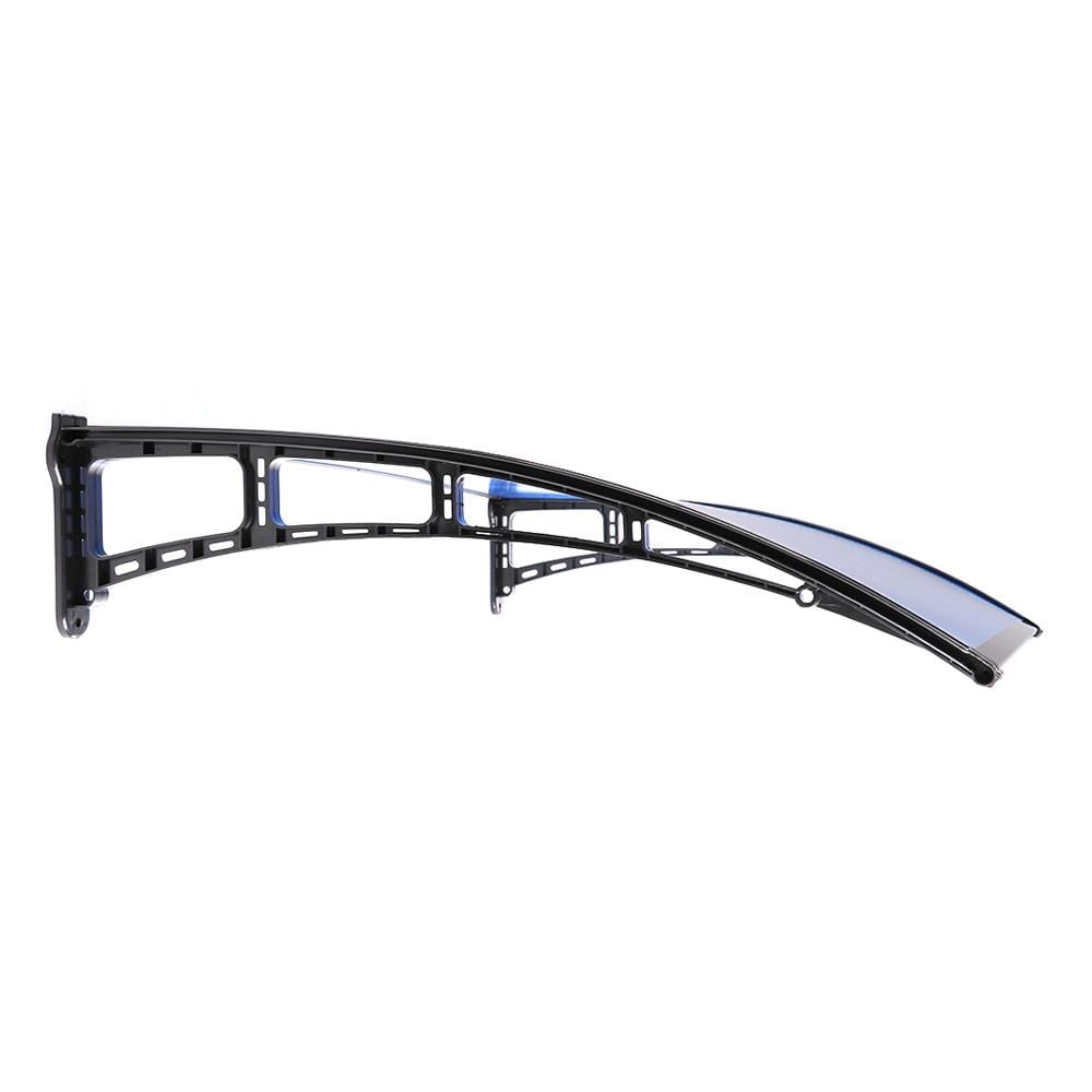 FIXED POLYCARBONATE AWNING (CLEAR) SUNSHIELD 100x150CM BLUE