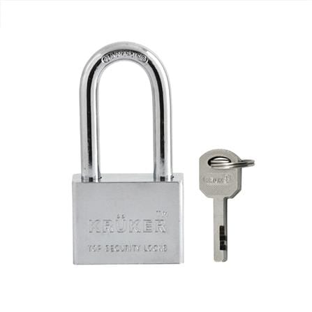 กุญแจลูกปืน KRUKER 682-2 50 มม. สีเงิน