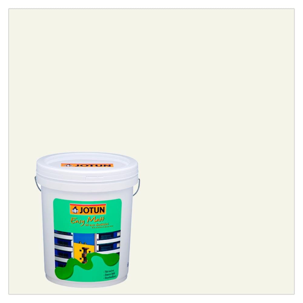 สีน้ำทาภายนอก JOTUN EASY MATT สีขาว #000 5 แกลลอน