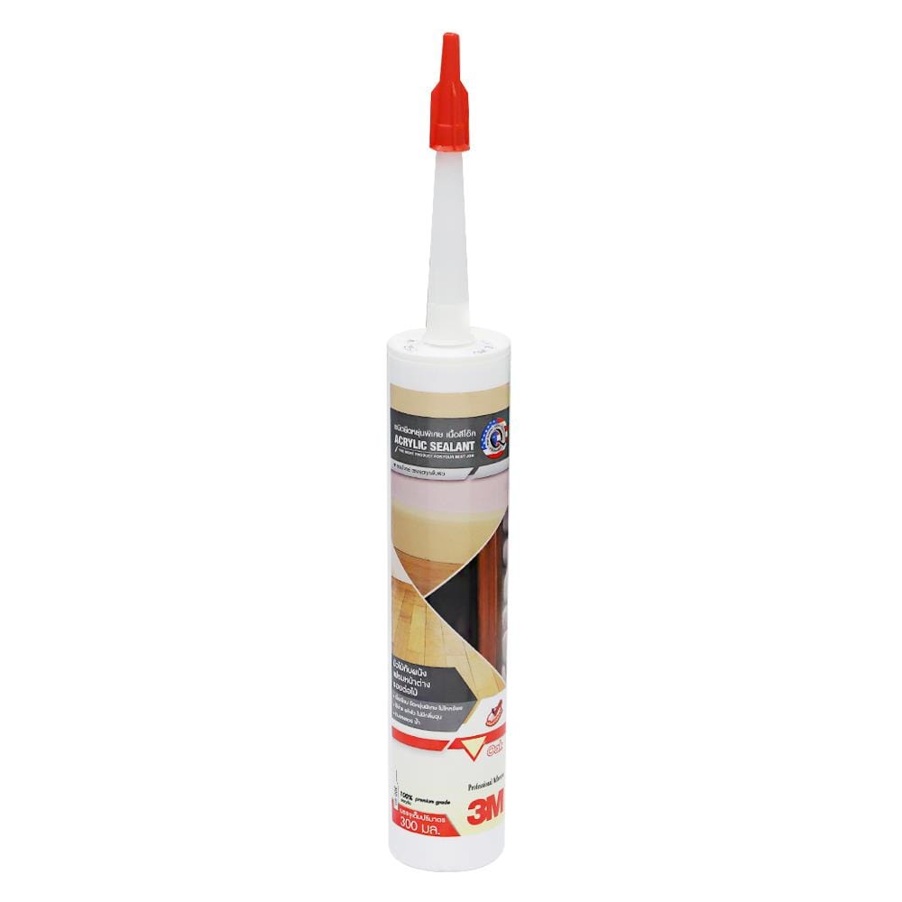 อะคริลิกซีลแลนท์ 3M HIGH ELASTIC 300 มล. สีโอ๊ค