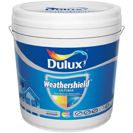 สีน้ำทาภายนอก DULUX WEATHERSHIELD ULTIMA BASE A เนียน 9 ลิตร_0