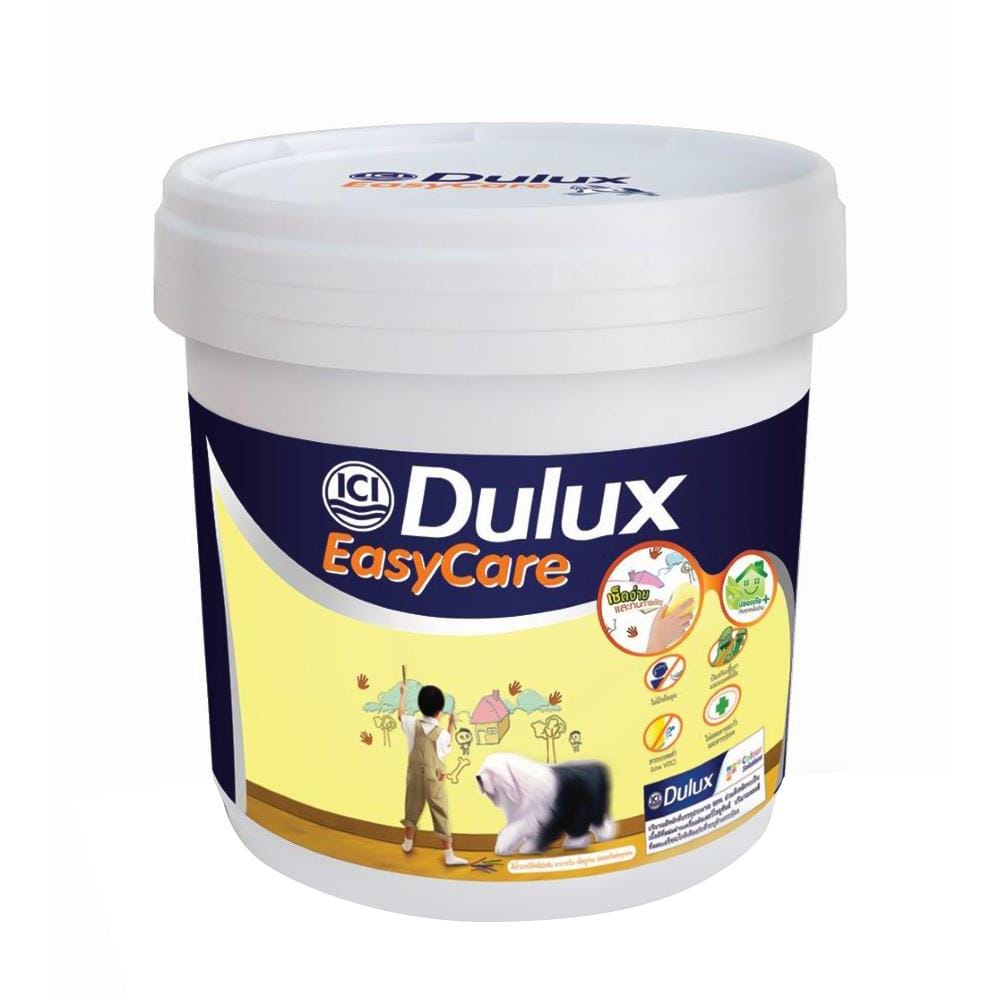 สีน้ำทาภายใน DULUX EASYCARE BASE A สีขาว ด้าน 9 ลิตร