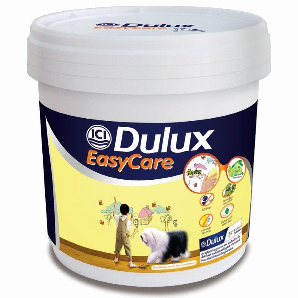 WATER-BASED INTERIOR PAINT DULUX EASYCARE BASE B WHITE MATT 9L