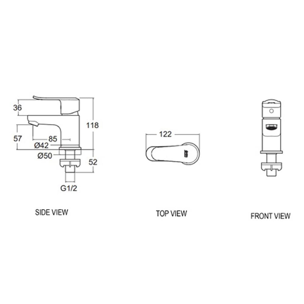 ก๊อกอ่างล้างหน้าเดี่ยว AMERICAN STANDARD A-0706-10
