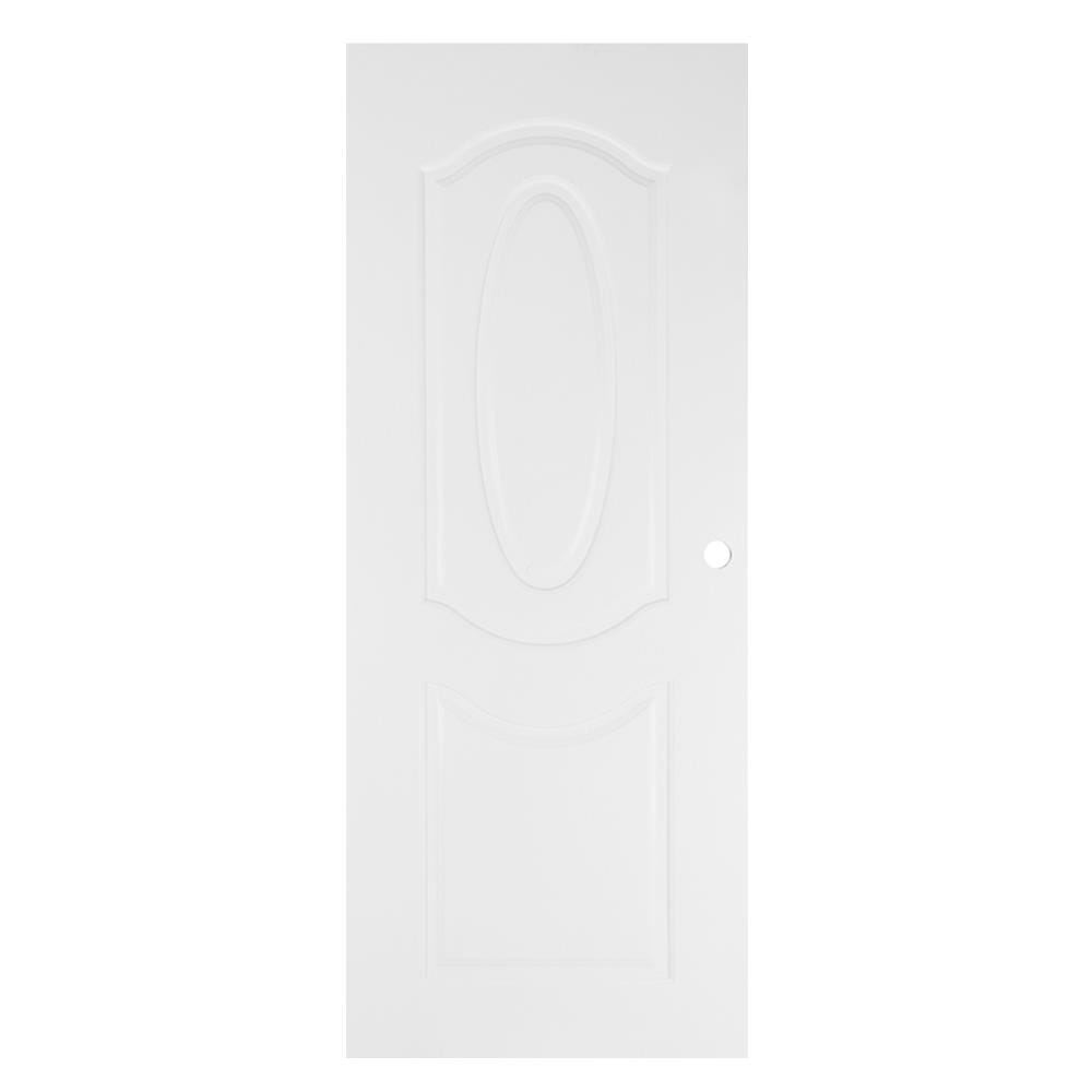 ประตูภายใน UPVC AZLE-2 80X200 ซม. สีขาว เจาะลูกบิด