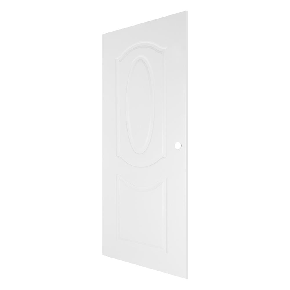 ประตูภายใน UPVC AZLE-2 80X200 ซม. สีขาว เจาะลูกบิด
