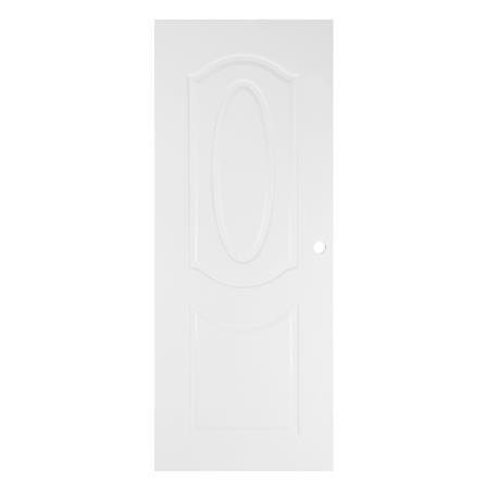 ประตูภายใน UPVC AZLE-2 80X200 ซม. สีขาว เจาะลูกบิด_0