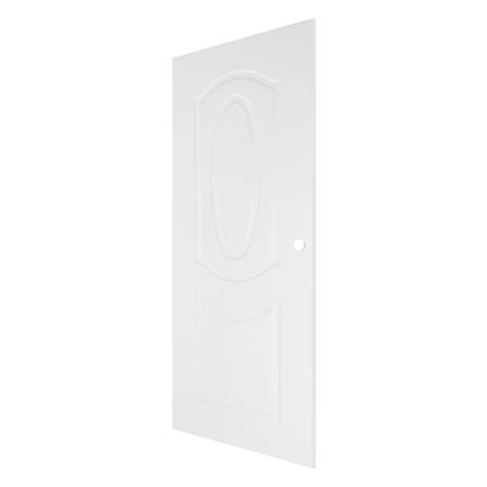ประตูภายใน UPVC AZLE-2 80X200 ซม. สีขาว เจาะลูกบิด_1